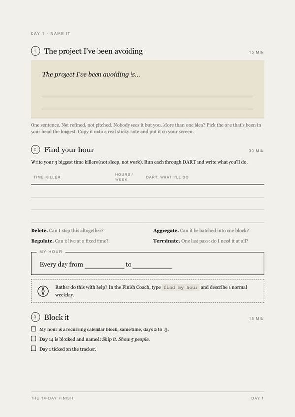 A Playbook page